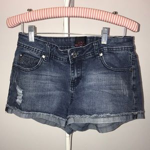 Bebe jean shorts size 29